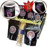 Yves Creations Vintage - Psychedelic Vivid Spiral - Coffee Gift Baskets - Coffee Gift Basket