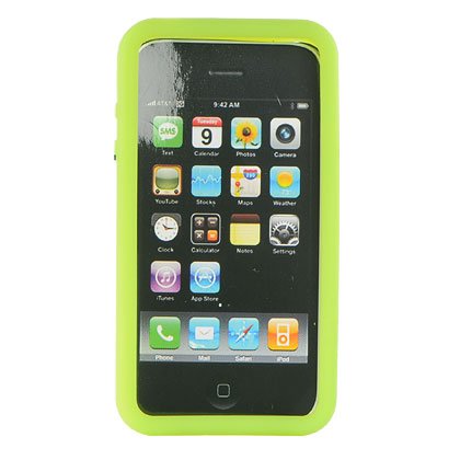 Premium Soft Silicone Gel Skin for Apple iPhone4, 4th Generation, 4th Gen, Green