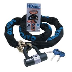 Oxford Heavy Duty Chain and Padlock 1m