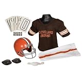 Cleveland Browns Youth NFL Deluxe Helmet and Uniform Set (Small)