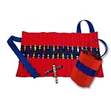 Doodlebugz Crayola Crayon Keeper Red and Blue