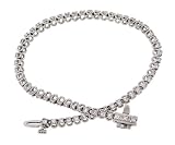 14K White Gold Diamond Tennis Bracelet, 1.00 CTW