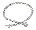 14K White Gold Diamond Tennis Bracelet, 1.00 CTW