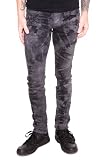 RUDE Black Tie Dye Skinny Fit Denim Jeans
