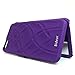 iPhone 6/6S Wallet Mirror Case for Girl -Bidear (TM) Creative Mirror Design with 3 Card Holder Slot Protective Hard Case for Apple iPhone 6 & iPhone 6S -4.7 Inch (Purple)