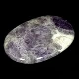 Amethyst Chevron Palm Stone