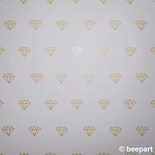 Diamond Pattern Vinyl Wall Decal Set, jem stone sticker art, bling decal