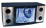 Pyle PLBN122 1200 Watt 2 Way Bandpass System w/LED Woofer Rings