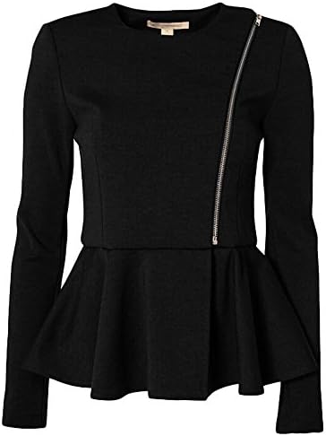 FINEJO Women's Lace Peplum Frill Bodycon Tank Tops Blouse T-shirt B XL