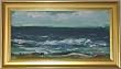 Seascape, Original Oil Painting By Carmel Art Association Artist Dick Crispo - Framed Artwork
