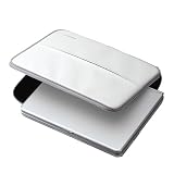 ELECOM Zeroshock Sleeve 10,6-11,1 Zoll weiss Notebook-Schutzhuelle aus Polyurethan Inkl. Reissverschlussfach fuer Zubehoer