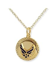 Air Force 22k Gold-plated 18" Necklace