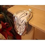 Dali Melting Clock in Silver