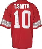 Troy Smith Ohio State Buckeyes Autographed Red Custom Jersey