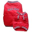 Boston Red Sox Baseball Dog Puppy Pet Windbreaker Jacket Coat LARGE Officially Licensed MLB