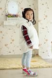Unisex-Child Plush Animal Hoody Vest Costumes (S) Ketty