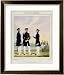 Captain, Flag Officer and Commander (Undress) Plate 9 from Costume of the Royal Navy and Marines Framed Art Poster Print by L. And Eschauzier Mansion, 22x24