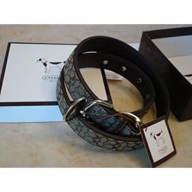 Coach Mini Signature Dog Collar XL Brown Khahi 28