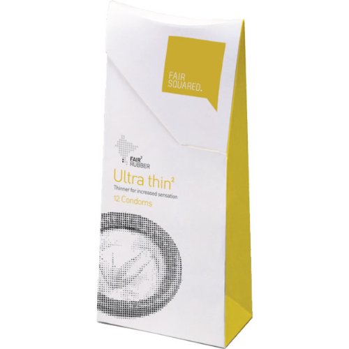 Fair Squared Ultra Thin² - 12 Fairtrade-Kondome