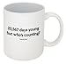 Funny Guy Mugs 70th Birthday - 25,567 Days Young Ceramic Coffee Mug, White, 11-Ounce