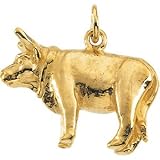 Sterling Silver Ox Pendant