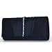 Abendtasche Clutch in Blau Satin