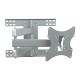 Articulating Plasma TV LCD monitor swing arm Wall Mount Extending 25' & 2-stud mount adaptor 1LR