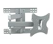 Articulating Plasma TV LCD monitor swing arm Wall Mount Extending 25" & 2-stud mount adaptor 1LR
