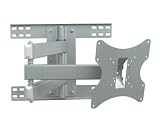 Articulating Plasma TV LCD monitor swing arm Wall Mount Extending 25″ & 2-stud mount adaptor 1LR