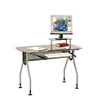 Link 50500750 Computertisch Ebon, schwarzgl/Metal