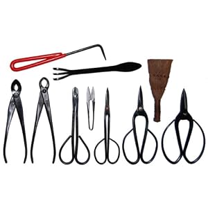 Bonsai Tool 10-piece Set by Oriental Touch