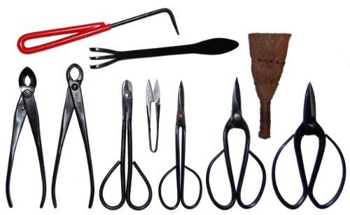 Bonsai Tool 10-piece Set