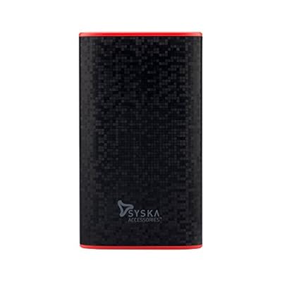 Syska Economy 100 10000mAH Power Bank (Black)
