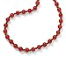 PalmBeach Jewelry Red Jade Beaded Necklace 24"