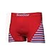 Men's Both Side Stripes Printed Nylon Stretchable Boxer 5-Pcs Set, One Size, Asst
