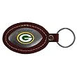 Green Bay Packers Leather Football Key Tag - NFL Football - Fan Shop Sports Team Merchandise