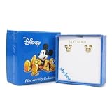 14Kt Gold Disney Mickey Mouse Stud Earrings 14K Jewelry