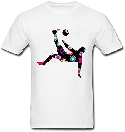 TTFY White Adult Football Men Compete Shirts Classical Round Neck M