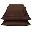 Fieldcrest® Luxury 500-Thread-Count Embroidered Sheet Set - Brown
