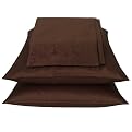 Fieldcrest® Luxury 500-Thread-Count Embroidered Sheet Set - Brown