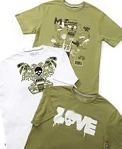 Marc Ecko Cut & Sew Love, Eagle On, & Rub-A-Dubman Short Sleeve T-Shirt's