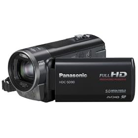 Panasonic SD90 Full HD 1920x1080p (50p) 3D Ready Camcorder - Black (SD Card Recording, x40 Intelligent Zoom, x26 Optical Zoom, 28mm Wide Angle Lens & iA + Face Recognition & New Hybrid OIS)
