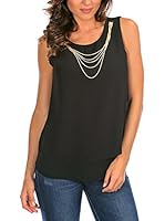 Bleu Marine Top Lana (Negro)