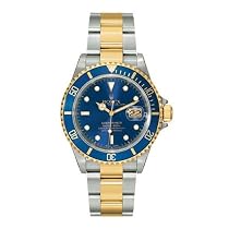 Rolex 11613BL Oyster Perpetual Submariner Date Two-Tone Steel Mens Watch Blue Dial Oyster Perpetual Calendar Sapphire Crystal Serial Number Certified