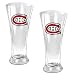 Toronto Maple Leafs NHL 2pc 16oz Pilsner Glass Set - Primary Logo