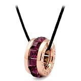 brosway ブロスウェイ DARE new Pendant ペンダント in pink gold and violet crystals DA05の画像