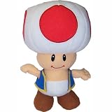 Toad Super Mario Bros Nintendo 7 Inch Plush Toy Standing