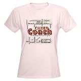 cheer coach graphic Women's Light T-Shirt by CafePress