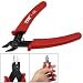 Red Plastic Coated Grip 5" Side Cutter Jewelry Beading Pliers
