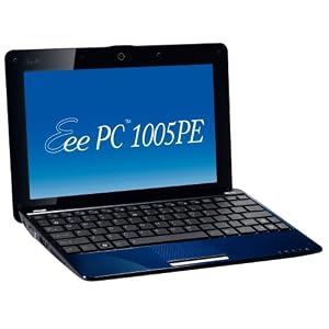 Asus Eee PC 1005PE 25,7 cm (10,1 Zoll) Netbook (Intel Atom N450 1.6GHz, 1GB RAM, 250GB HDD, Intel NM10, Win 7 Starter) blau